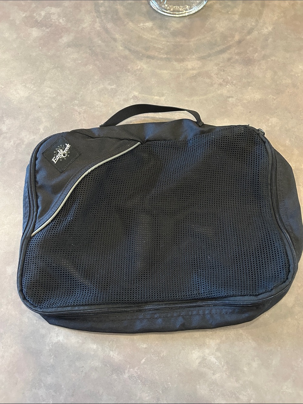 Eagle Creek Black Travel Organizer packing cube Bag - Compact Carry Handle